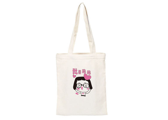 Ποιότητα  Custom Printed Cute Canvas Tote Bags Shopper Silk Screen Printed εργοστάσιο