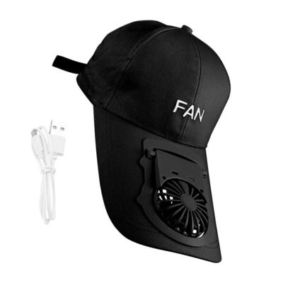 Το φορητό USB καπέλο ανεμιστήρων χρέωσης χονδρικής τιμής για άνδρες και για γυναίκες διευθετήσιμα καπέλα μπέιζ-μπώλ θερινού αθλητισμού UV προστατεύει τα γείσα μίνι πιό δροσερός ανεμιστήρας