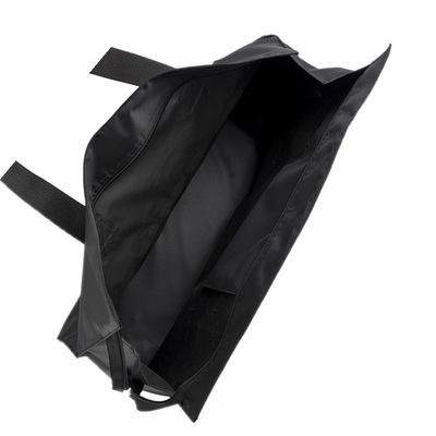 Υψηλός - οι ποιοτικές μαύρες νάυλον τσάντες tote τοποθετούν την κλασική χειροποίητη νάυλον τσάντα ταξιδιού tote για τον άνδρα και τη γυναίκα σε σάκκο
