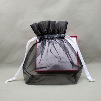 Πτυσσόμενος φορητός μικρός τσαντών Drawstring πλέγματος νάυλον για το δώρο