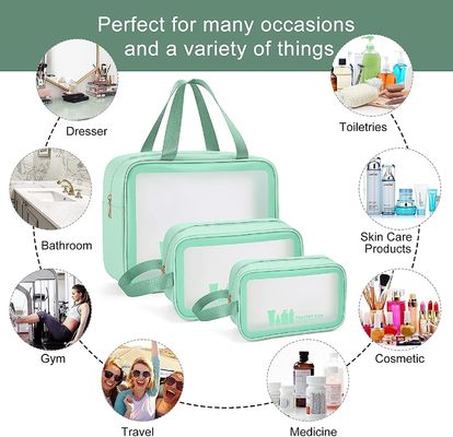 Toiletry τσάντα για τους άνδρες γυναικών, αδιάβροχος διοργανωτής ταξιδιού τσαντών Makeup καλλυντικός για τα εξαρτήματα