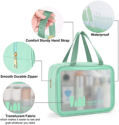 Toiletry τσάντα για τους άνδρες γυναικών, αδιάβροχος διοργανωτής ταξιδιού τσαντών Makeup καλλυντικός για τα εξαρτήματα