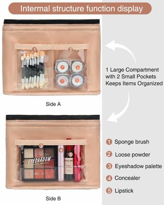 Toiletry πολυεστέρα των χονδρικών ενήλικων ατόμων καλλυντική τσάντα τουαλετών ταξιδιού πολυεστέρα τσαντών πλυμένη συνήθεια για τα άτομα