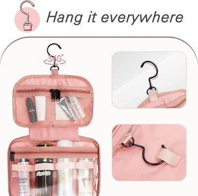Φορητός Toiletry Makeup τσαντών τσαντών περίπτωσης Makeup ταξιδιού μαύρος καλλυντικός καλλυντικός διοργανωτής ταξιδιού τσαντών