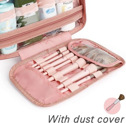 Φορητός Toiletry Makeup τσαντών τσαντών περίπτωσης Makeup ταξιδιού μαύρος καλλυντικός καλλυντικός διοργανωτής ταξιδιού τσαντών