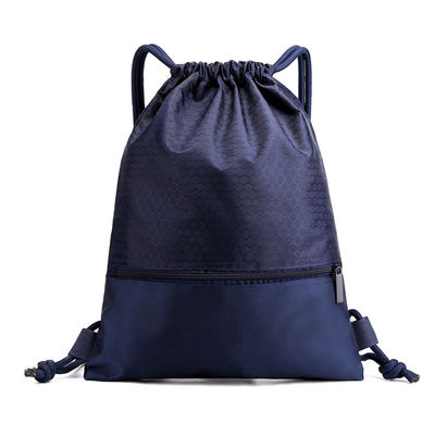 Σχολική τσάντα πολυεστέρα Drawstring τσαντών σειράς τραβήγματος συνήθειας επαναχρησιμοποιήσιμη τροπική για υπαίθριο