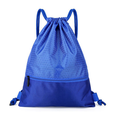 Σχολική τσάντα πολυεστέρα Drawstring τσαντών σειράς τραβήγματος συνήθειας επαναχρησιμοποιήσιμη τροπική για υπαίθριο