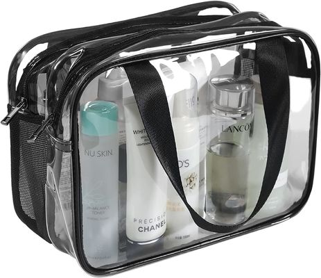 Διαφανής Toiletry τσαντών Makeup τσαντών μεγάλη μεγέθους διαφανής ταξιδιού τσάντα Makeup τσαντών αδιάβροχη διαφανής