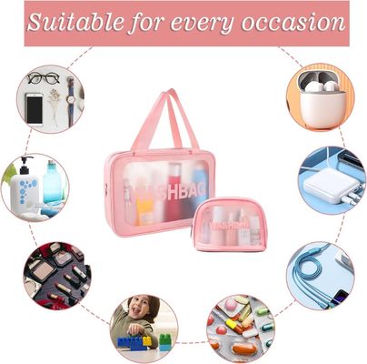 Πολυσύνθετο Toiletry ταξιδιού νερό τσαντών Makeup ανθεκτικό με την πρακτική λαβή