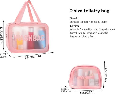 Πολυσύνθετο Toiletry ταξιδιού νερό τσαντών Makeup ανθεκτικό με την πρακτική λαβή
