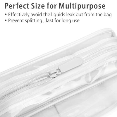 Σαφής αδιάβροχη Toiletry καλλυντική τσάντα Makeup ταξιδιού μεγέθους τετάρτου γαλλονιού τσαντών για τους άνδρες γυναικών