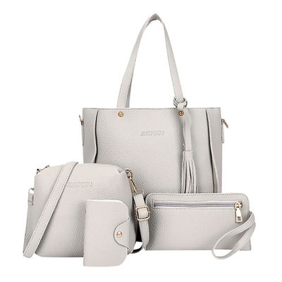 4Pcs/Set PU γυναικών σταυρός - γυναικείο πορτοφόλι τσαντών ώμων δέρματος σακουλών για μεταφορά πτωμάτων καθορισμένο