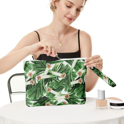 Toiletry ταξιδιού πολυεστέρα καλλυντική τσάντα αδιάβροχη με το φερμουάρ