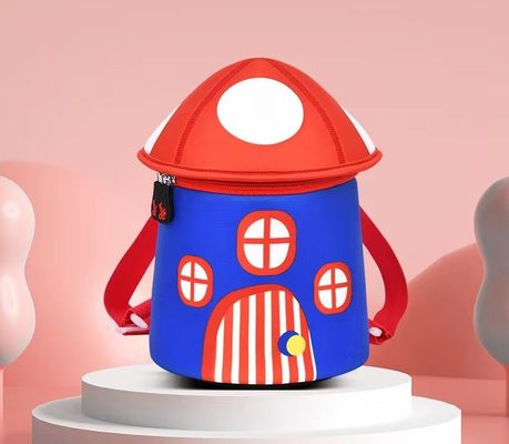 μανιτάρι   μορφής τρισδιάστατο νεοπρενίου εκπαίδευσης τσαντών SBR παιδιών σακιδίων πλάτης μαλακό παιδικών σταθμών σακίδιο πλάτης κοριτσιών τσαντών ελαφρύ