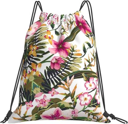 Οι τσάντες Drawstring για την τσάντα γιόγκας σακιδίων πλάτης σειράς κοριτσιών γυναικών ποτίζουν το ανθεκτικό ελαφρύ νάυλον
