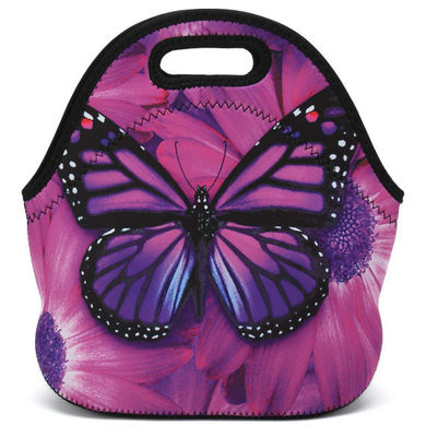 Πεταλούδων σχεδίου αδιάβροχη κυρία Tote Customized τσαντών νεοπρενίου πιό δροσερή μονωμένη SBR