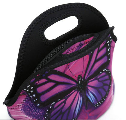 Πεταλούδων σχεδίου αδιάβροχη κυρία Tote Customized τσαντών νεοπρενίου πιό δροσερή μονωμένη SBR