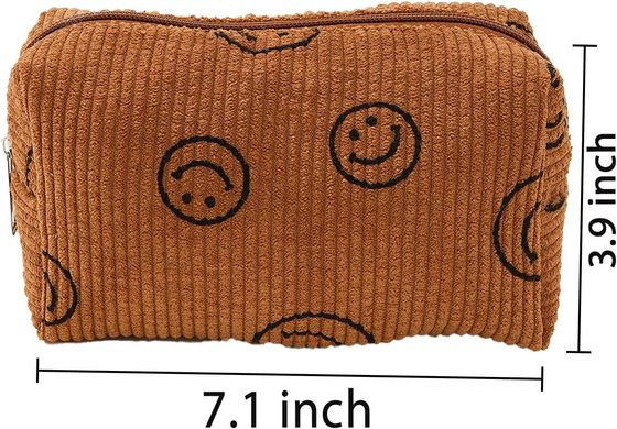 Οι γυναίκες ταξιδεύουν την ελαφριά Toiletry διοργανωτών τσαντών καμβά καλλυντική τσάντα Organzation