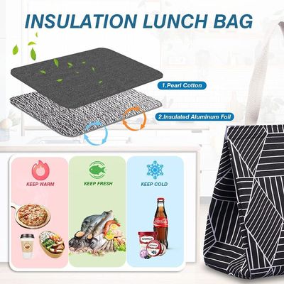 Ρόμβος μονωμένη τσάντα μεσημεριανού γεύματος Αδιάβροχο θερμικό ψυγείο για μεσημεριανό πικ-νικ για ενήλικες