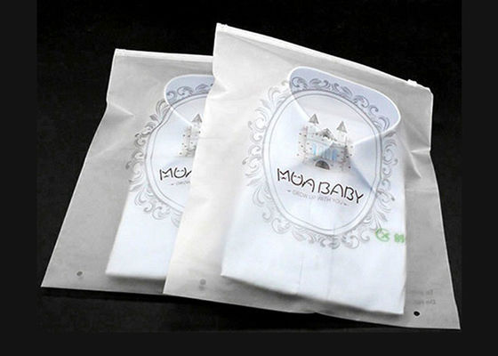 Πλαστικές τσάντες κλειδαριών φερμουάρ λογότυπων συνήθειας, πλαστικές τσάντες φερμουάρ της EVA για τα ενδύματα