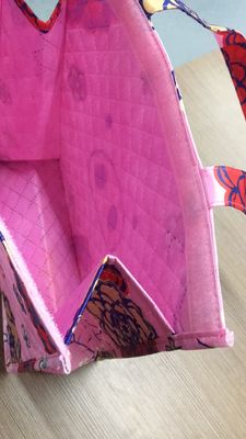Εξατομικευμένος αγορών χρωματισμένος τσάντες τύπος υψηλών σημείων καμβά υλικός πτυσσόμενος